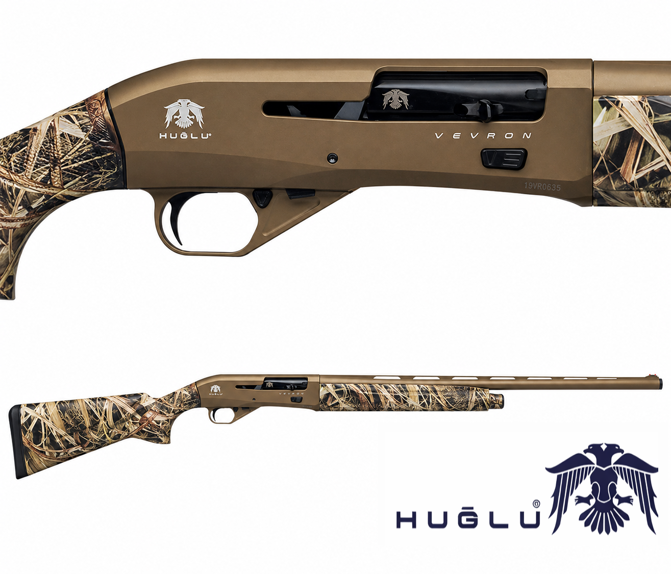 HUĞLU VEYRON CAMO BRONZ CERAKOTE YARI OTOMATİK AV TÜFEĞİ