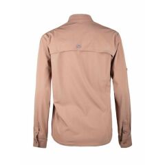 T. VAV Uzun Kol Kadın Gömlek WFLEX01 Bej - S